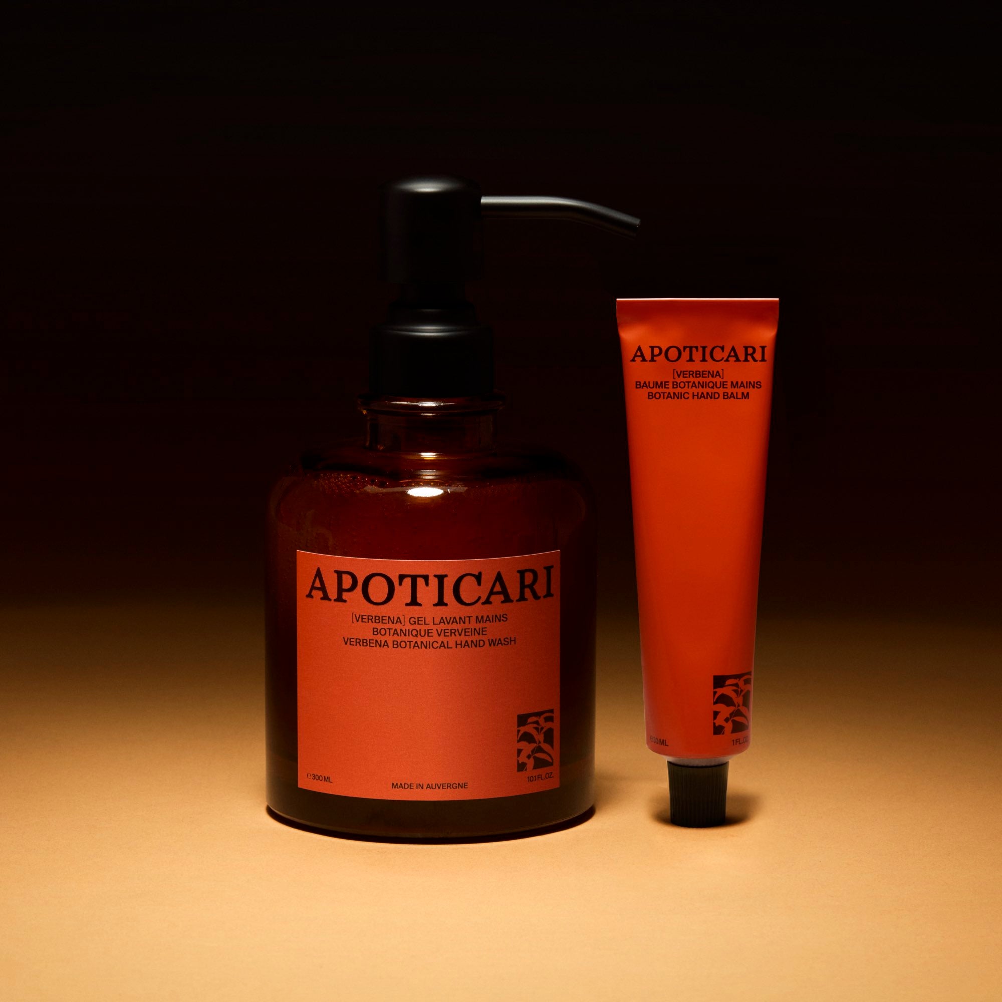 Duo mains botanique Verveine