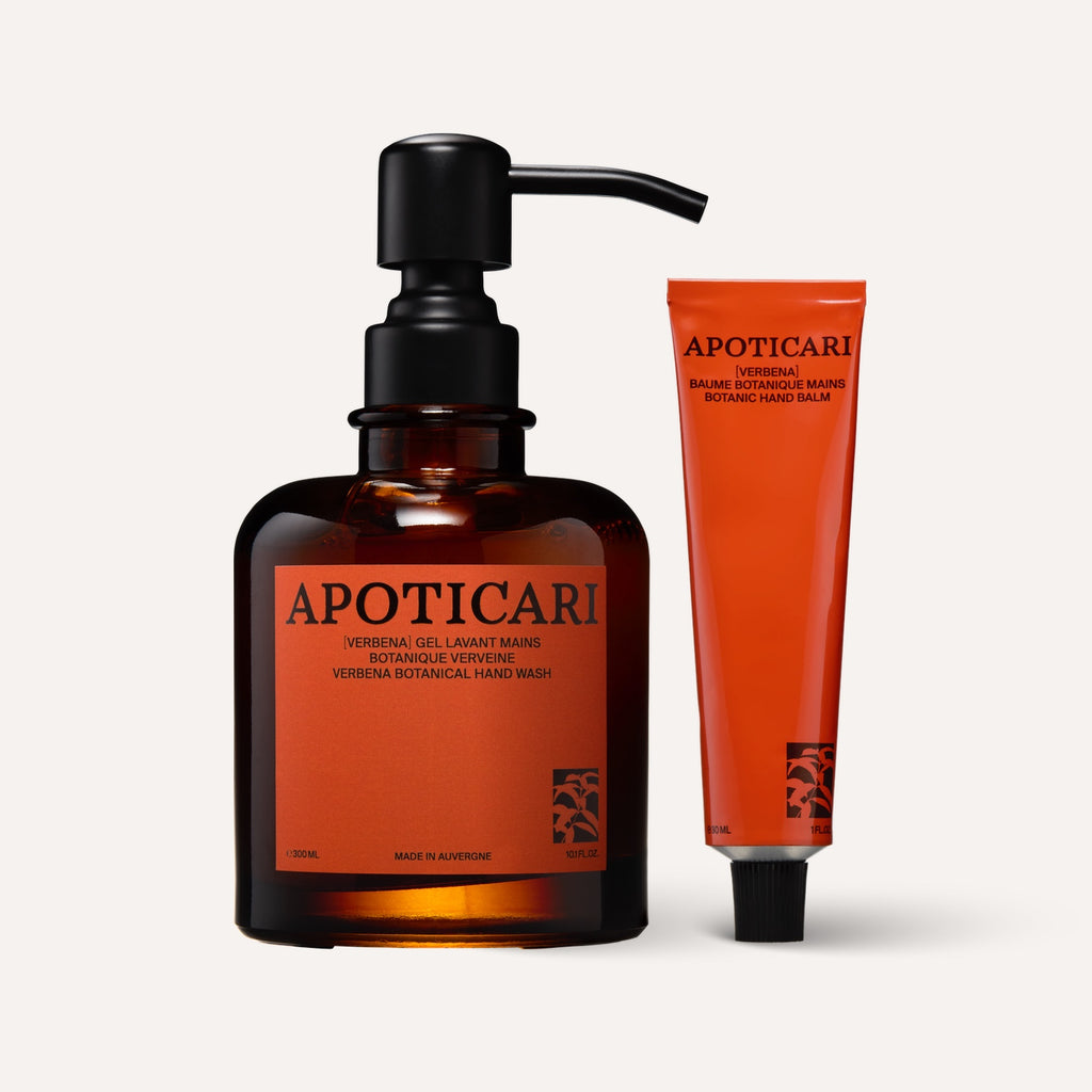 Duo mains botanique Verveine