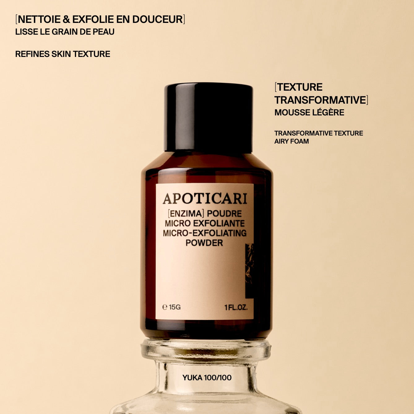 Poudre micro-exfoliante enzymatique