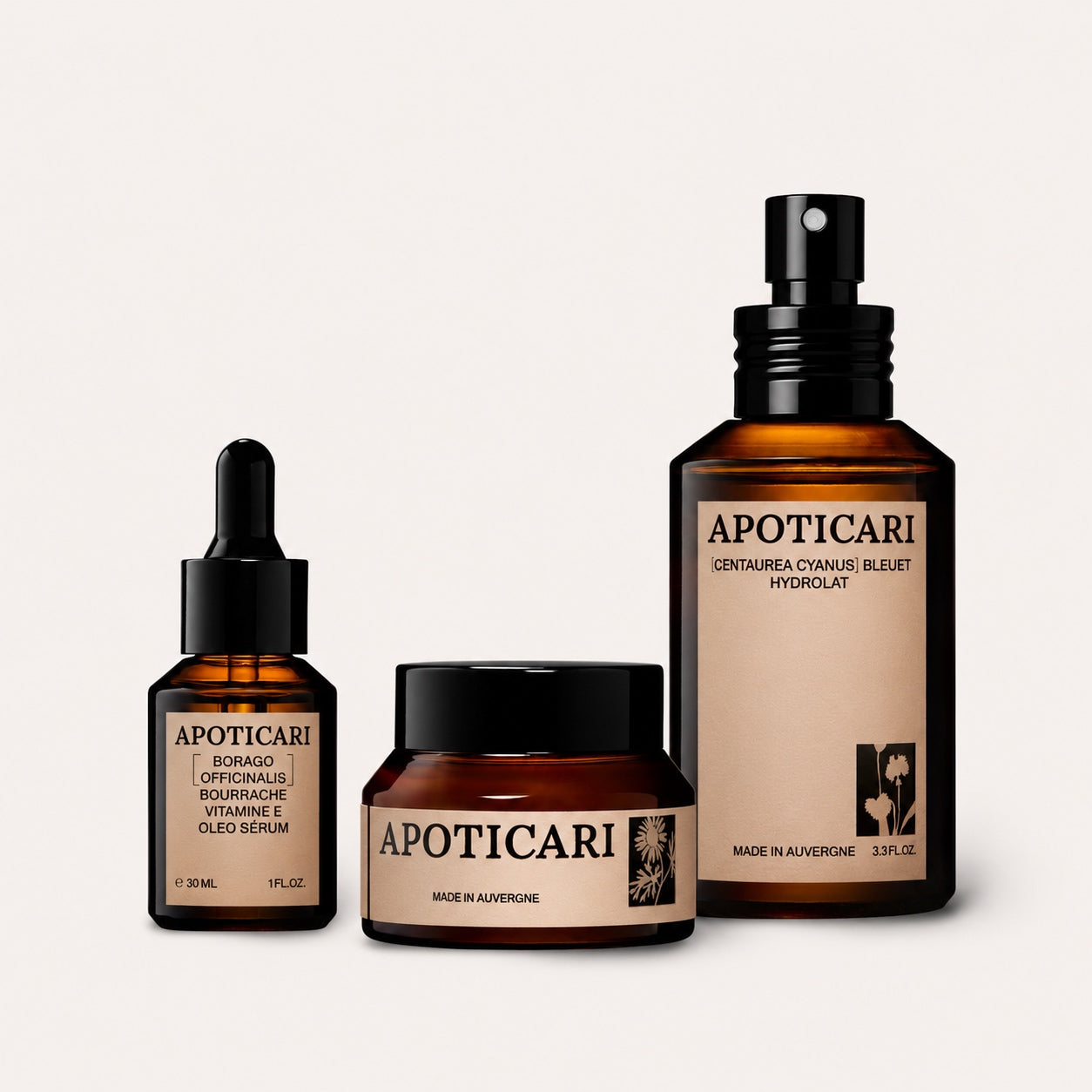 Kit peau sensible - Nutrition, apaisement, éclat