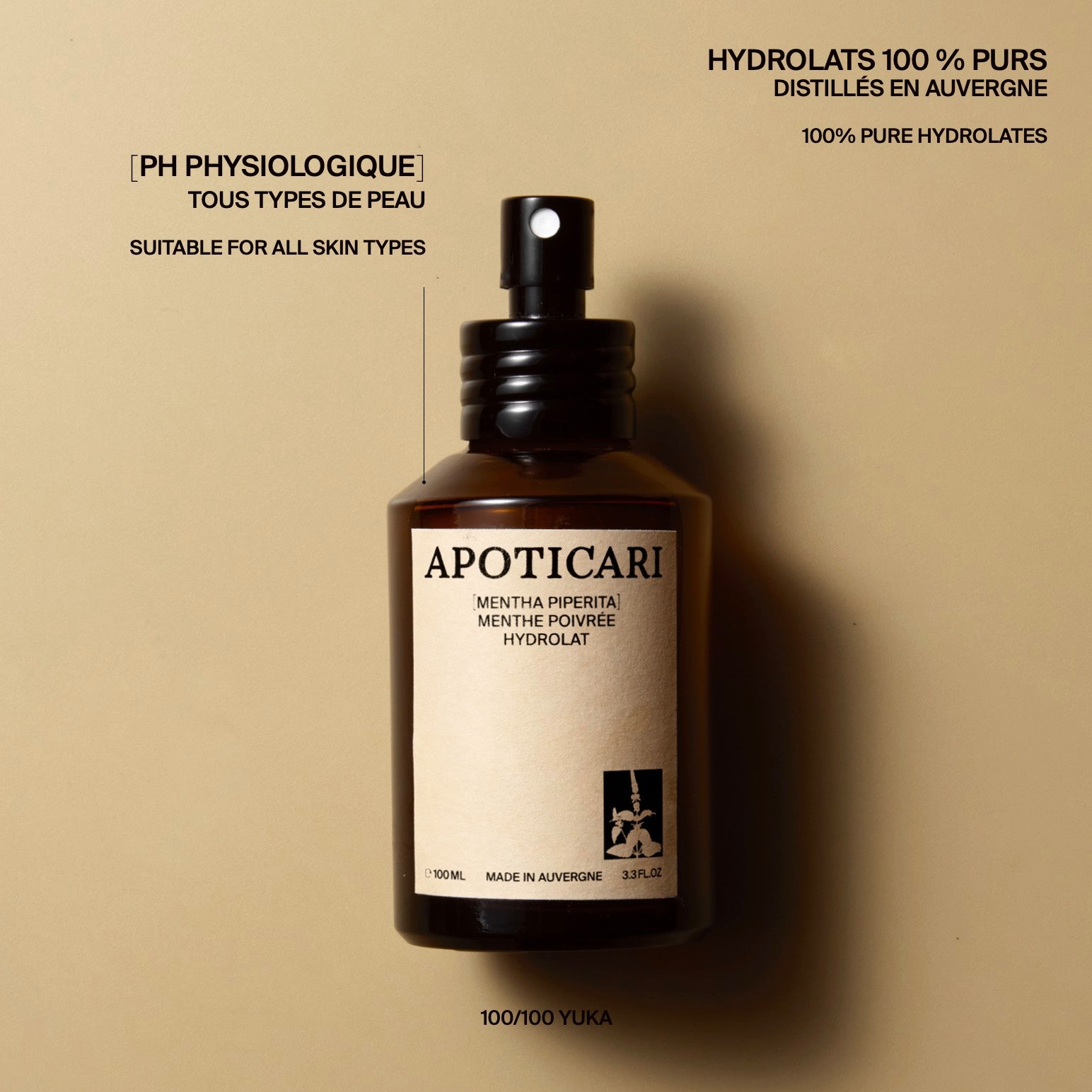 Hydrolat de Menthe Poivrée Bio - 100% naturel