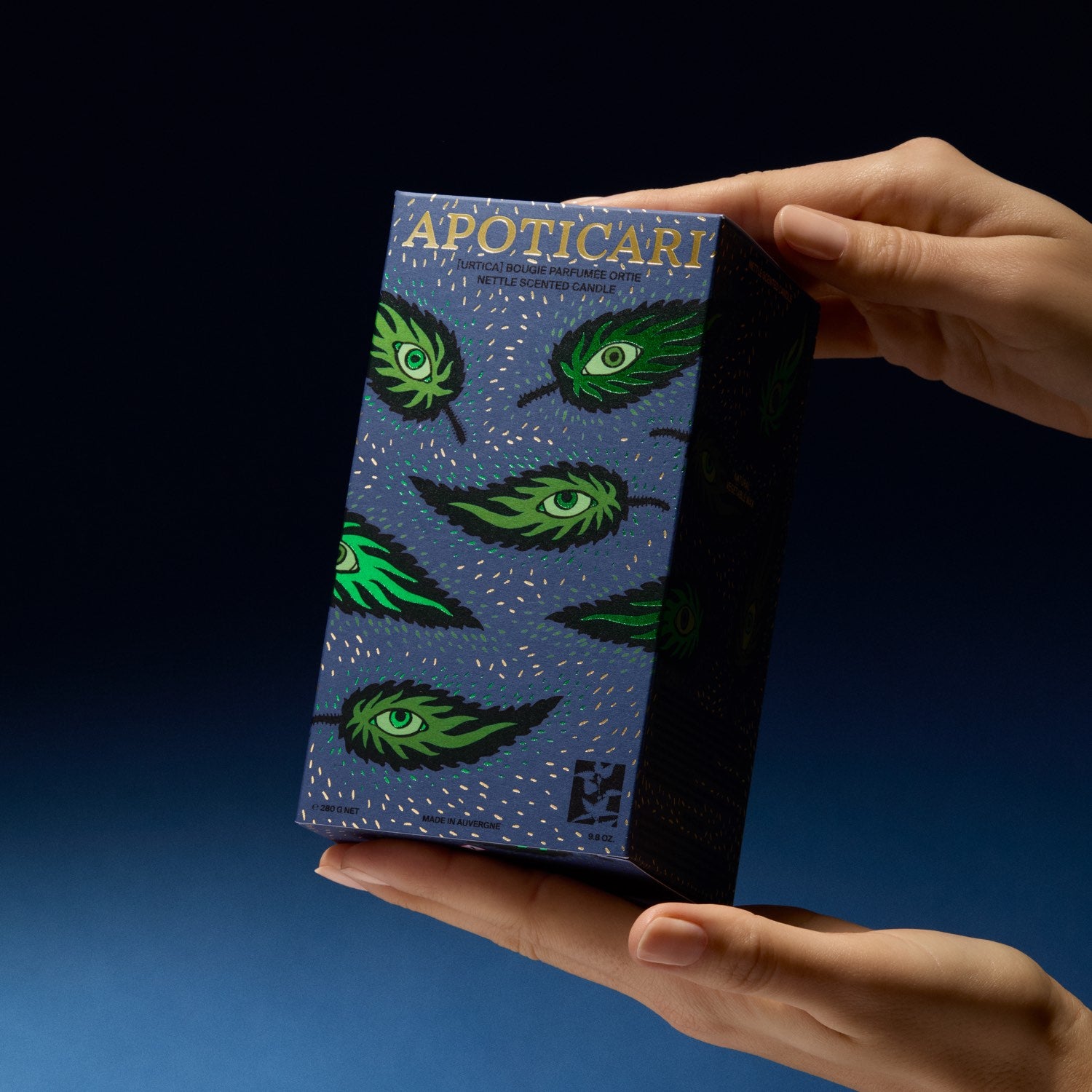 Bougie parfumée à l’ortie