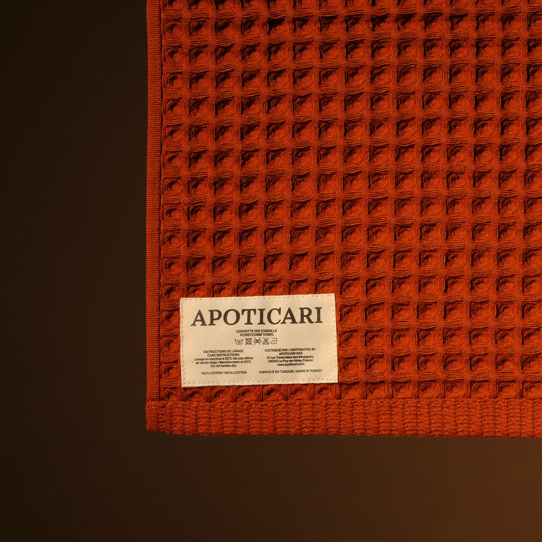 Serviette de bain - cotton nid d’abeille