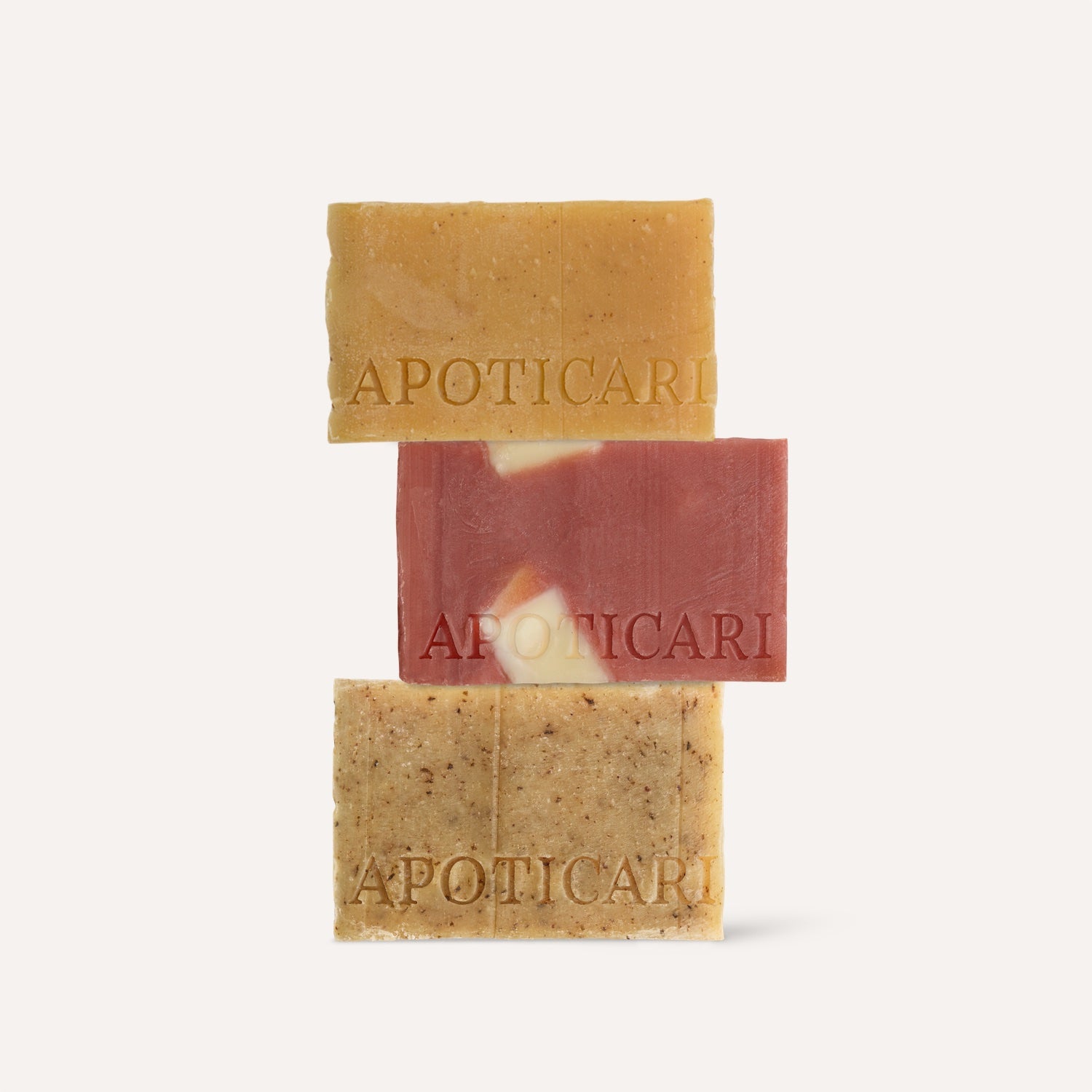 Trio savons artisanaux saponifiés à froid