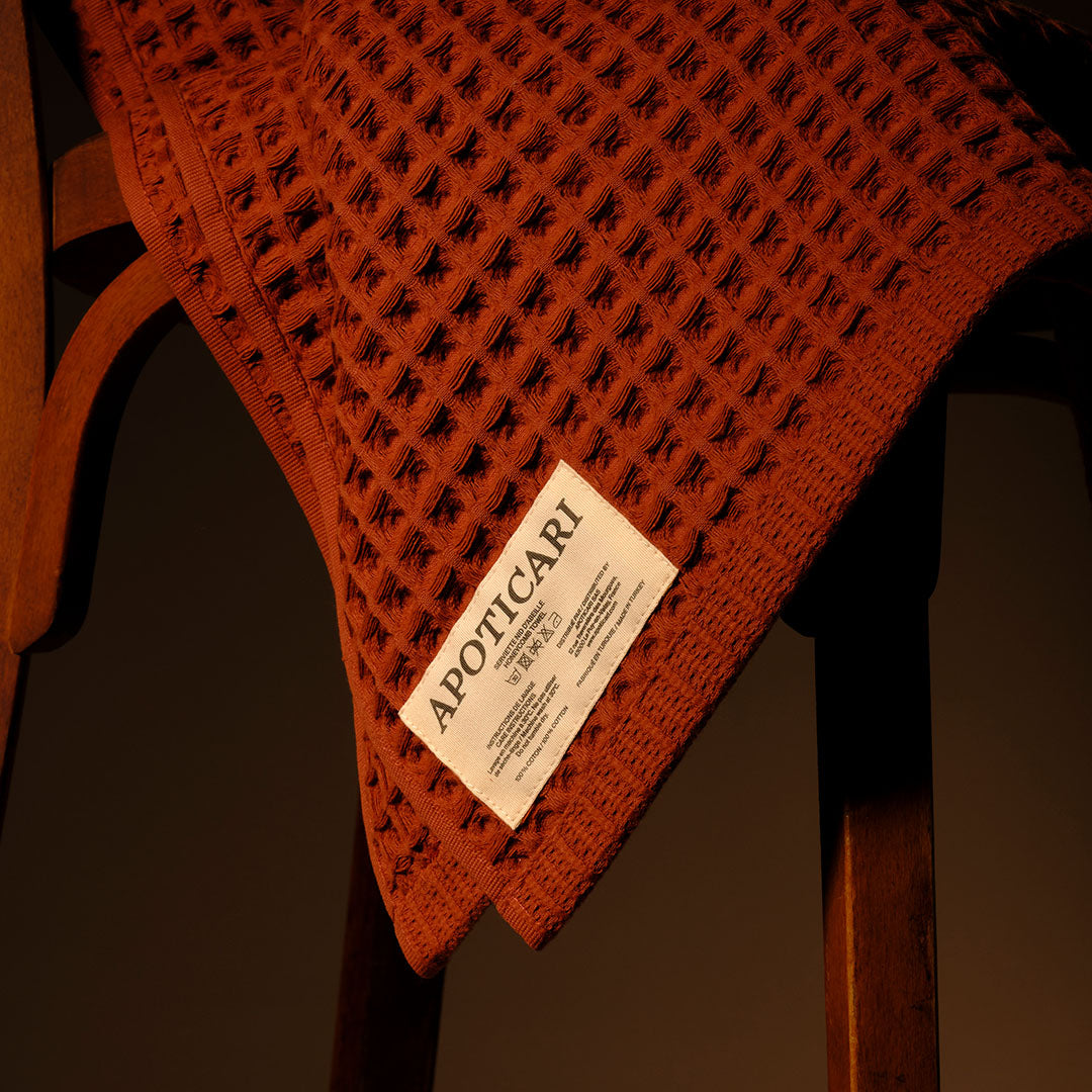 Serviette de bain - cotton nid d’abeille