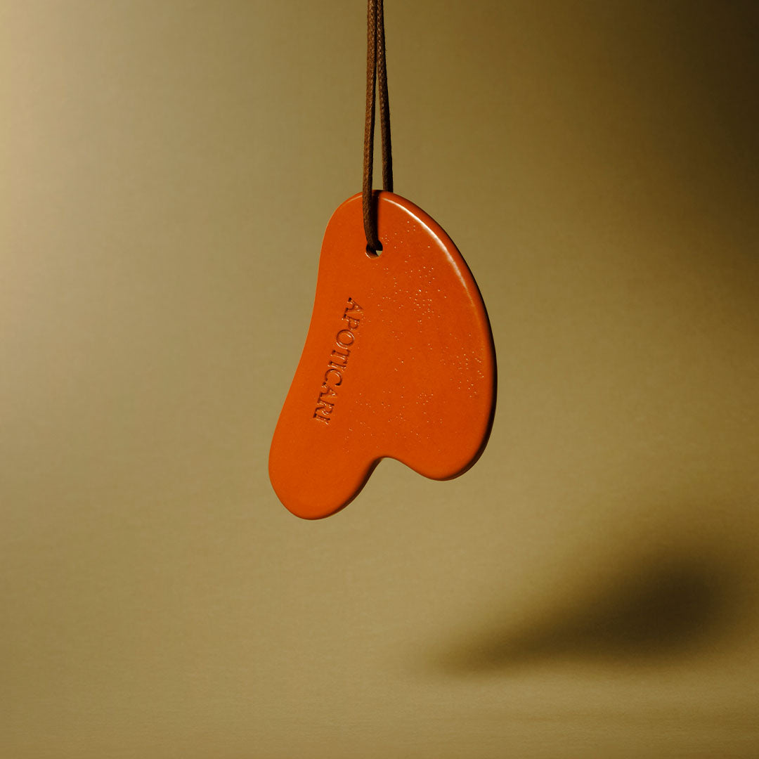 Gua Sha en céramique émaillée