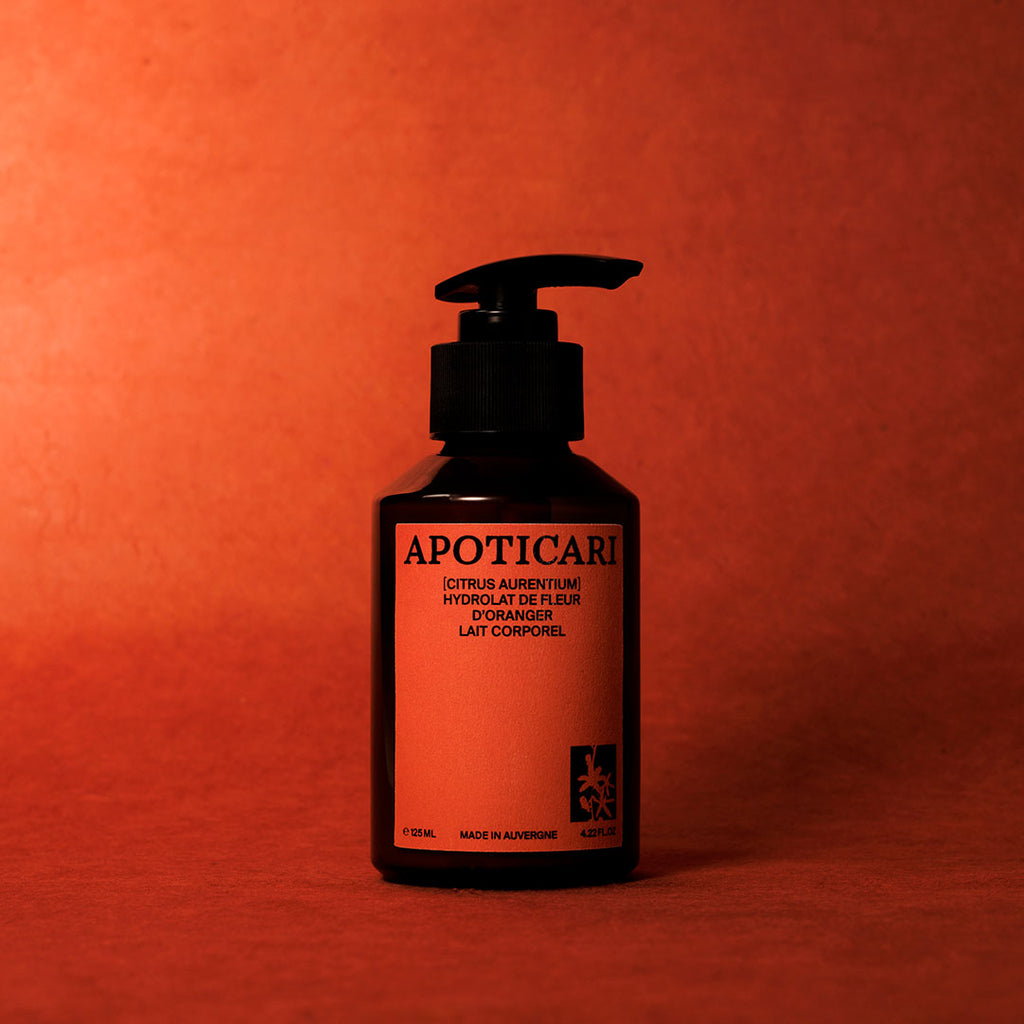 Lait corporel à l'hydrolat de fleur d'oranger