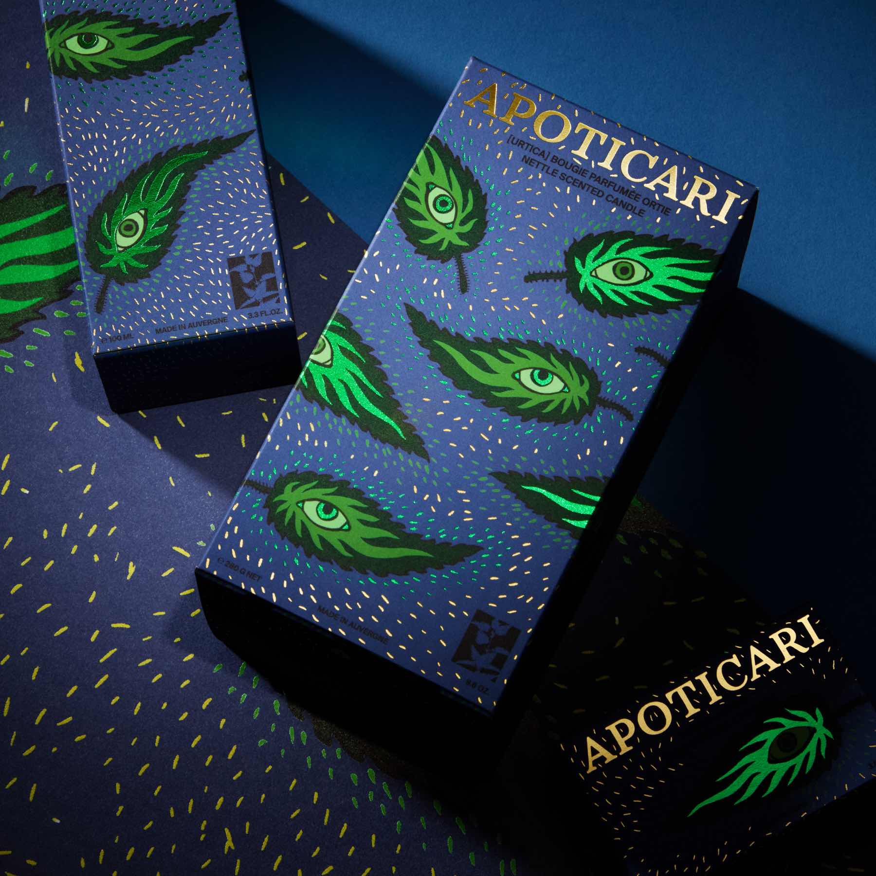 Bougie parfumée à l’ortie